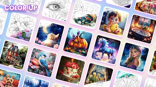 Gameplay screenshot 1 from Color Up - Color By Number - Board game