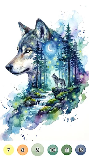 Gameplay screenshot 4 from Color Up - Color By Number - Board game